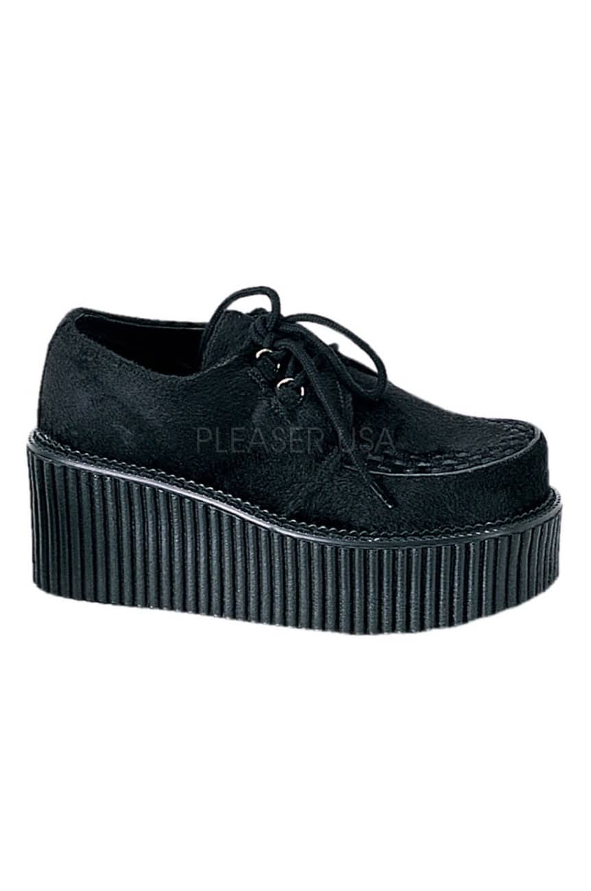 Creepers noires surpiquées-Demonia