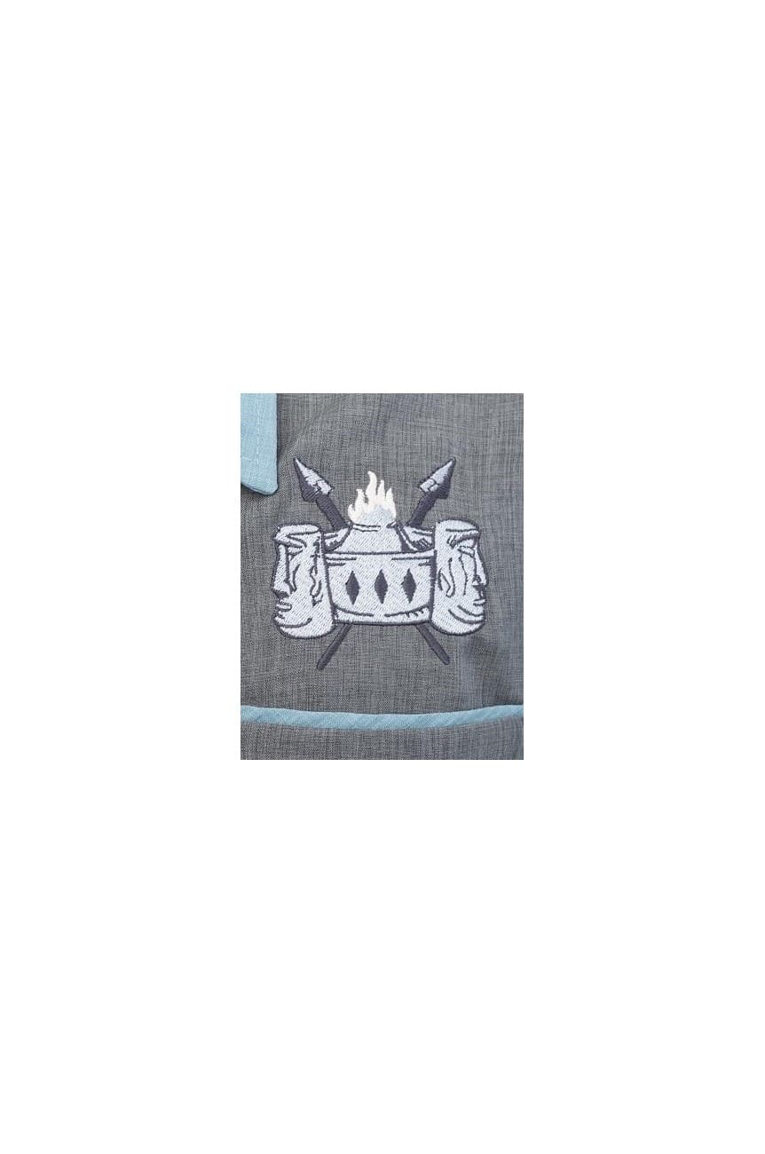 Chemise steady clothing tiki bleue