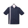 Chemise bleue rockab steady