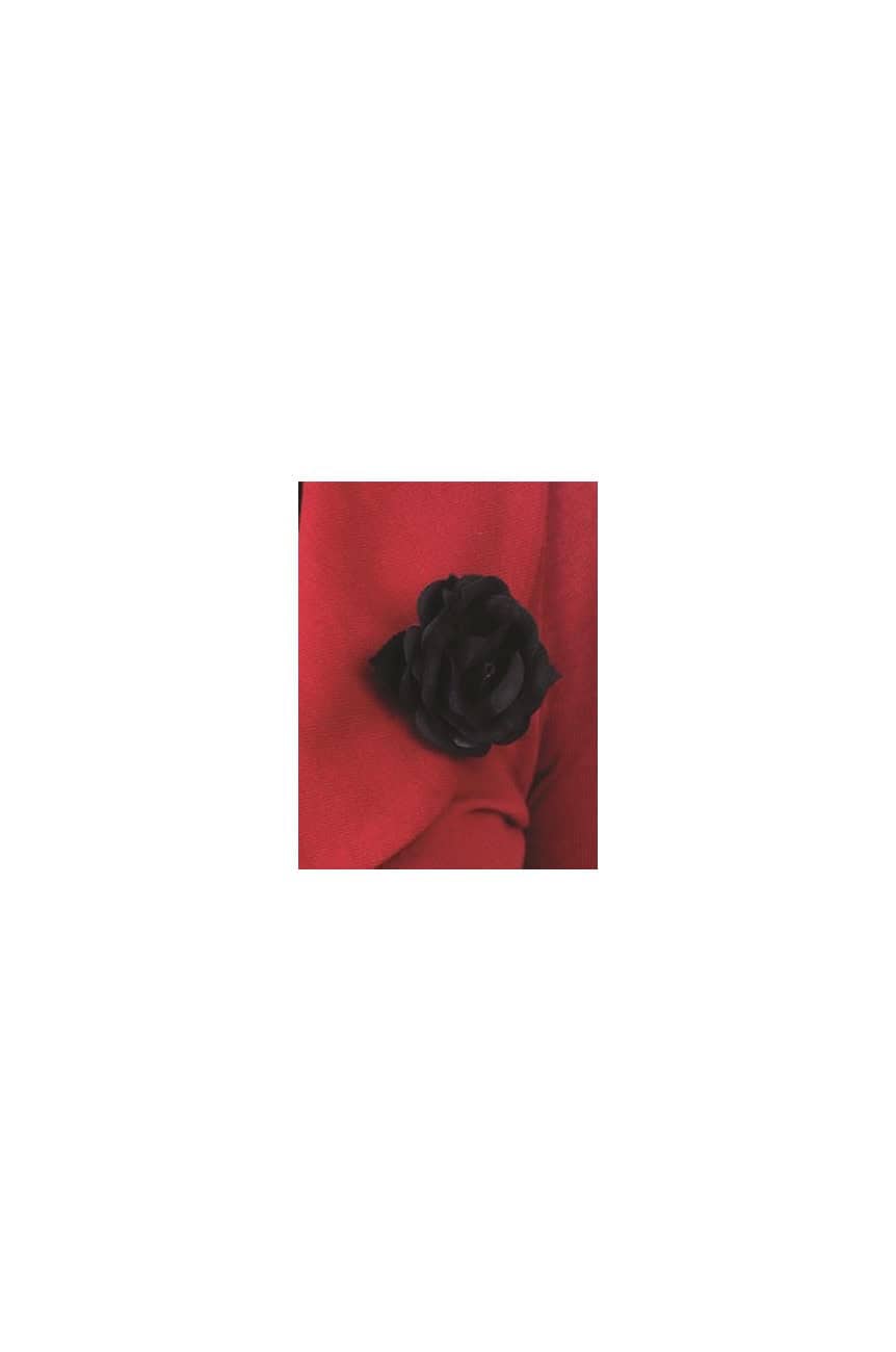 Bolero rouge à fleur