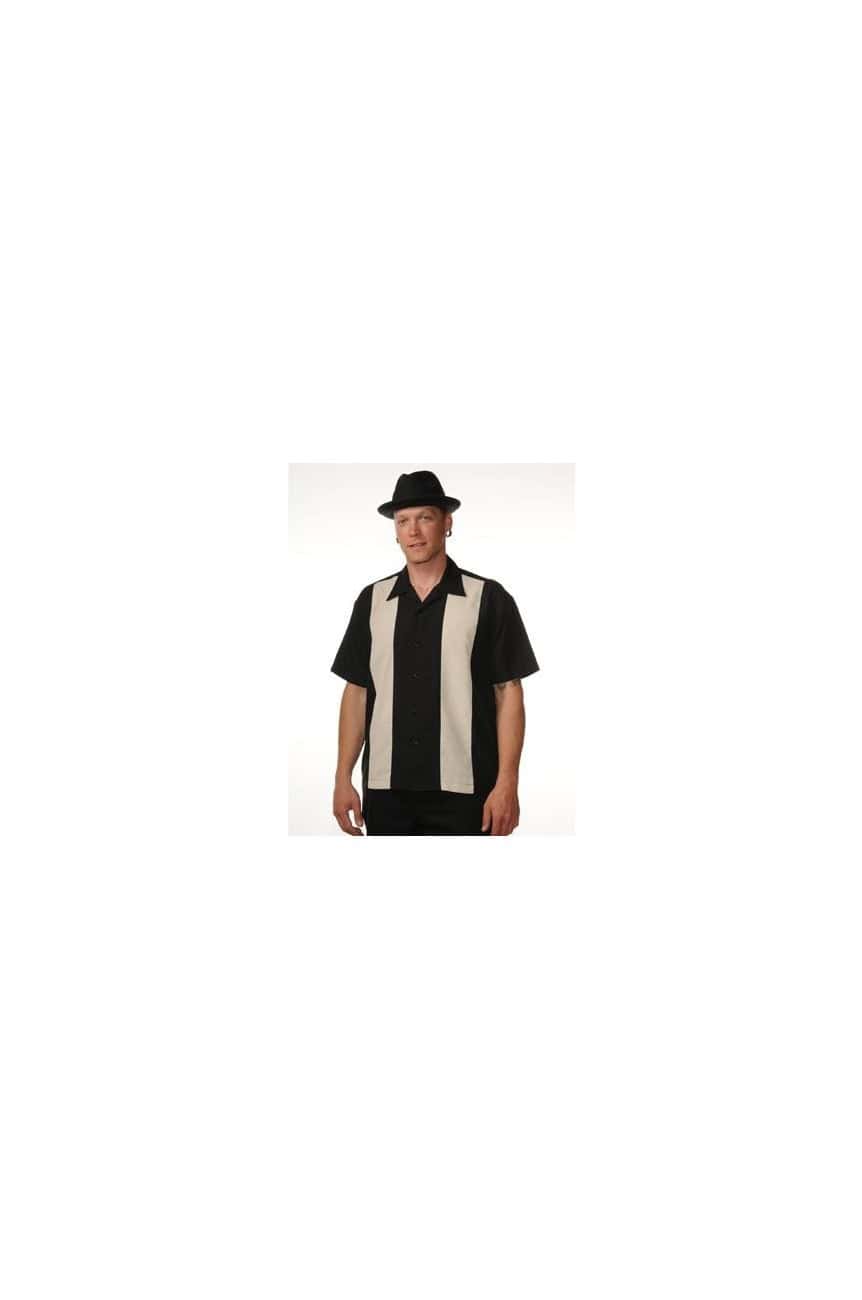 Chemise steady popeline bicolore