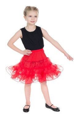 Jupon rouge vintage enfant