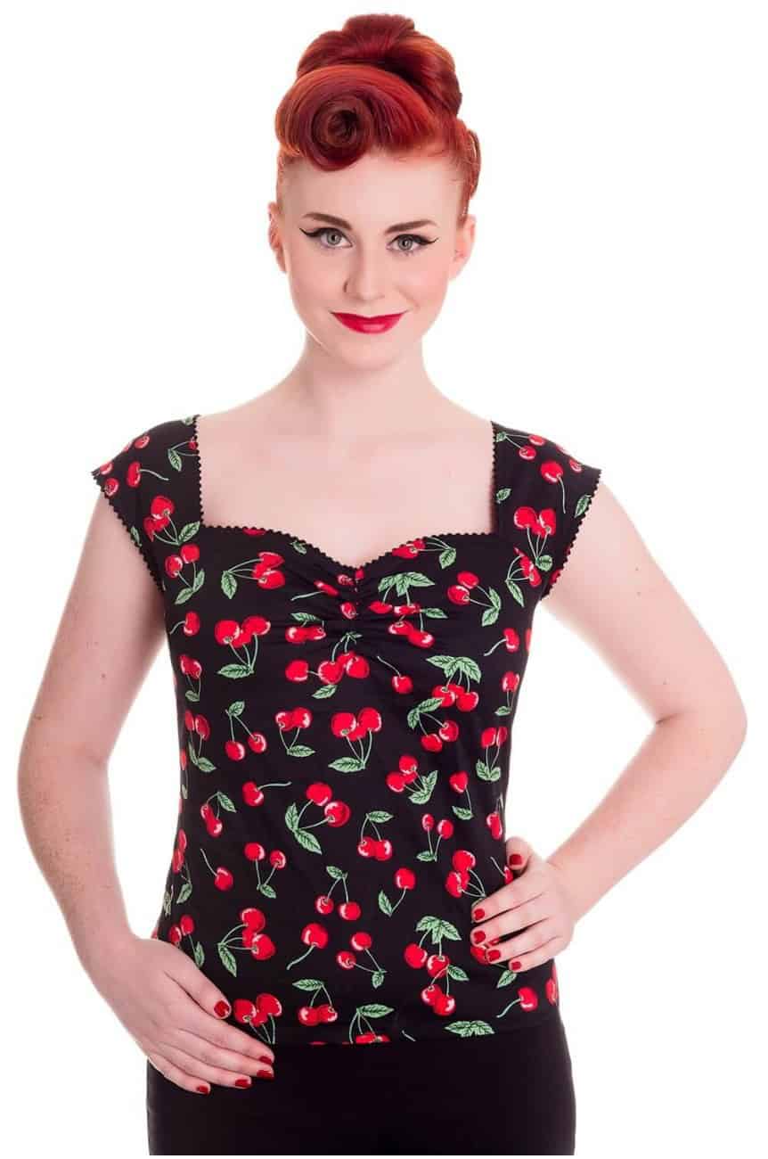 Haut cerises année 50