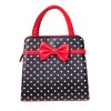 Sac pin up noeud noir et rouge