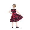 Robe enfant cerise syle pin up