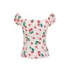 Haut vintage cerises