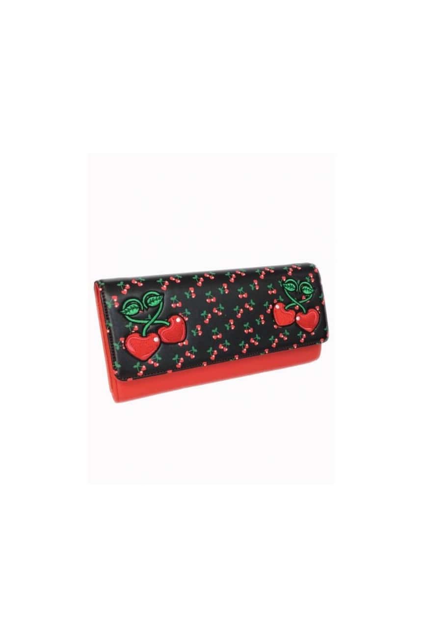 Porte monnaie pin up cerises