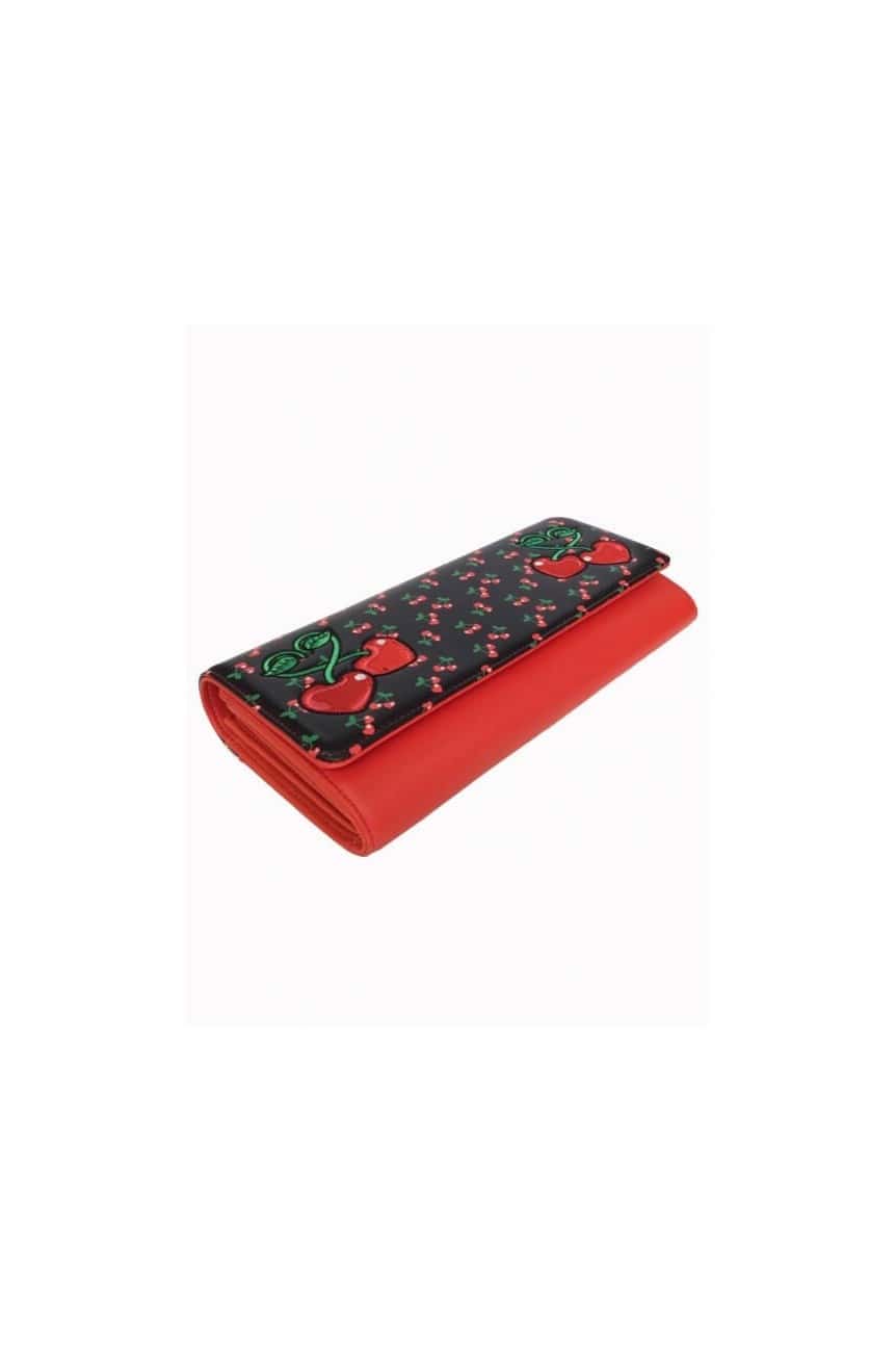 Porte monnaie pin up cerises