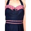 Robe rockabilly demin et vichy