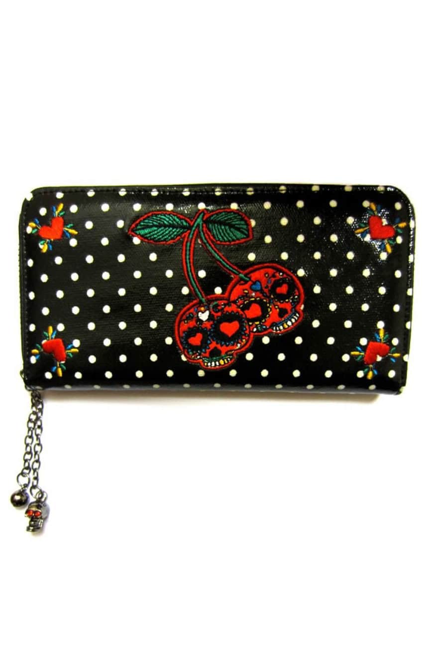 Porte monnaie pin up a pois