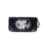 Portefeuille rock avec skull