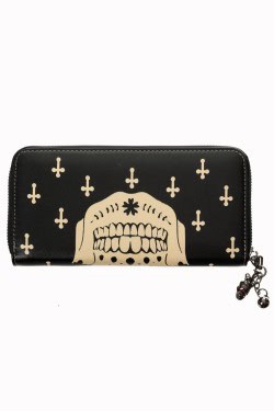 Banned portefeuille rock noir