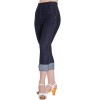 Pantacourt rockabilly bleu