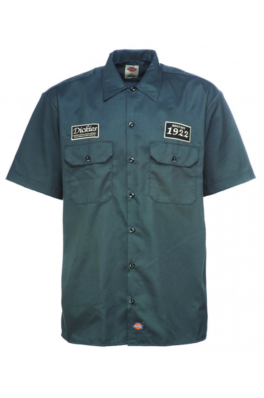 Chemise dickies grise avec patch