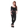 Jean noir fifties taille haute