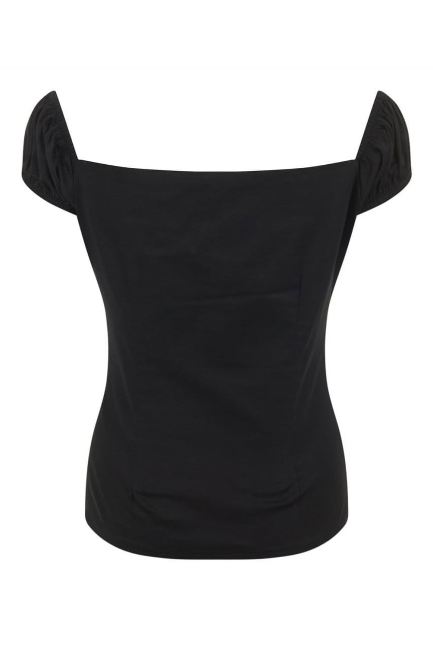Haut pin up rockabilly noir