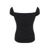 Haut pin up rockabilly noir