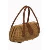 Sac rétro tréssé naturel