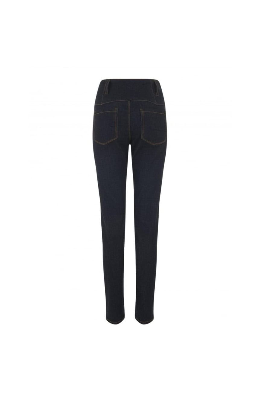 Jean bleu rockabilly taille haute