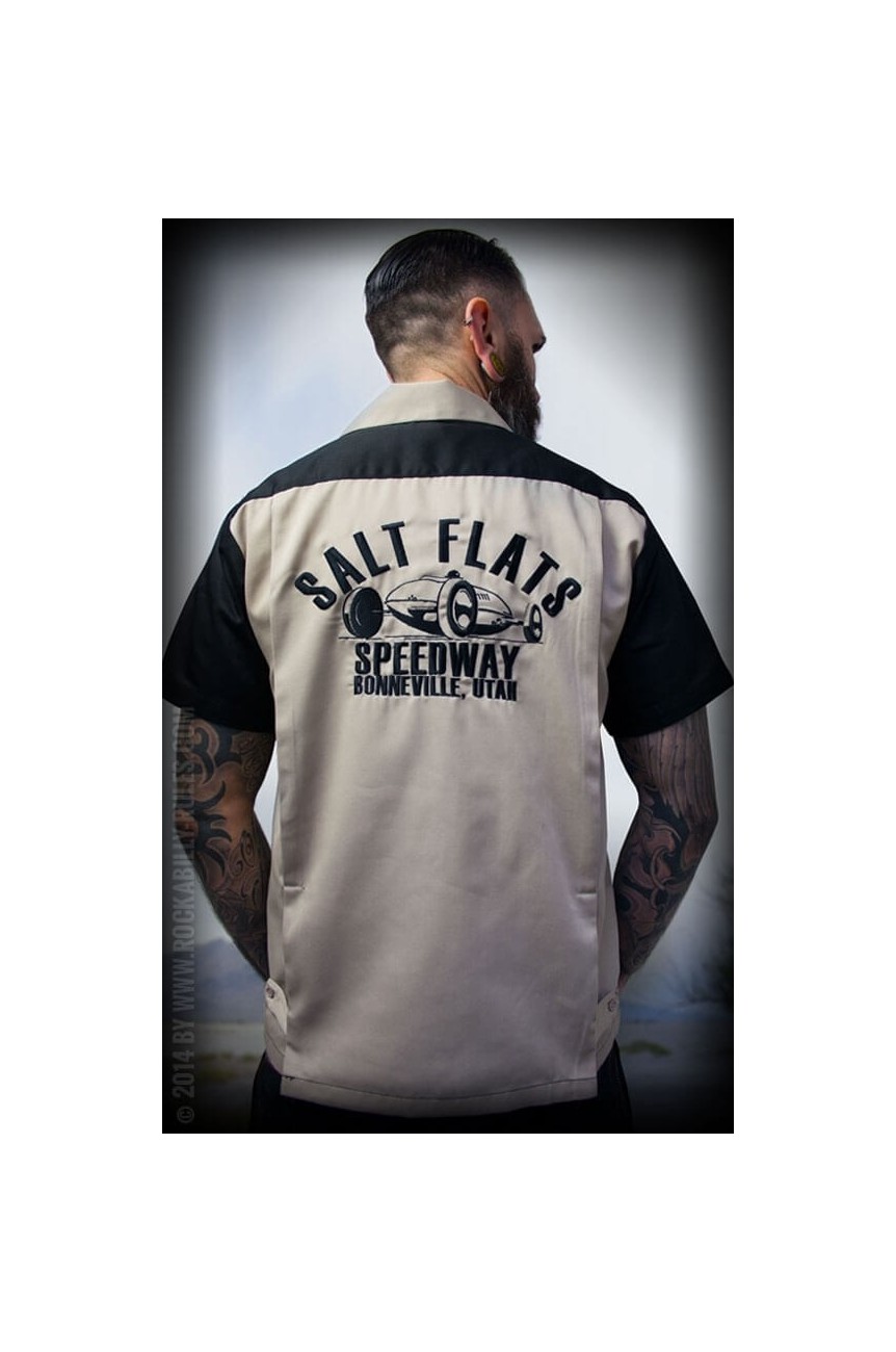Chemise bowling rumble 59 salt flat