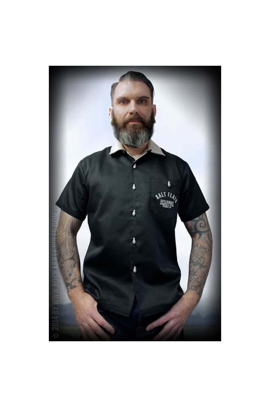Chemise bowling rumble 59 salt flat