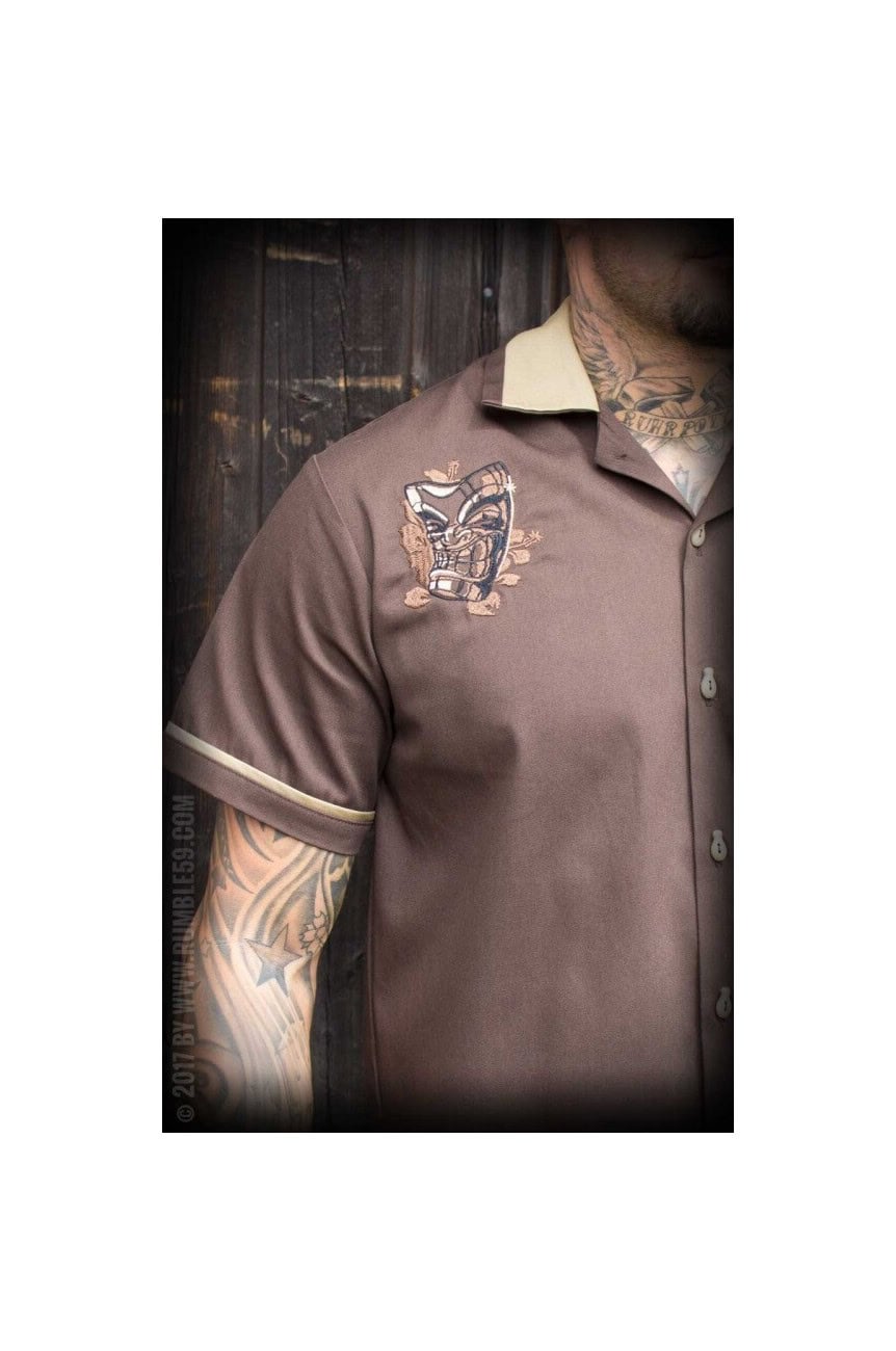 Chemise bowling woodie garage rumble59