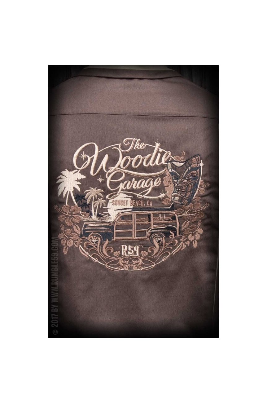 Chemise bowling woodie garage rumble59