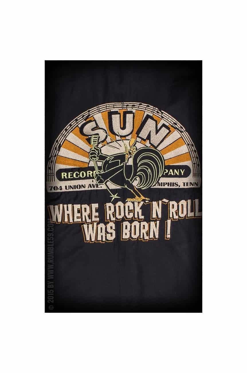 Chemise brodée sun records