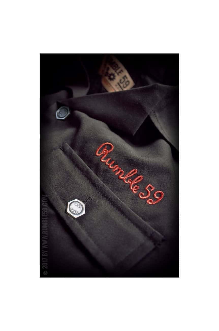 Chemise bowling rumble59 moto