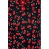 Haut cerises decoleté bateau