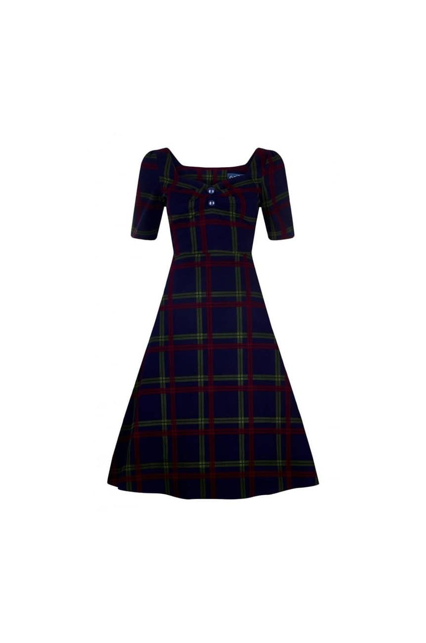 Robe ecossais vintage