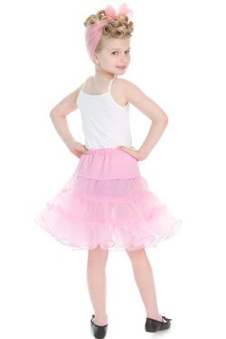 Jupon enfant vintage rose