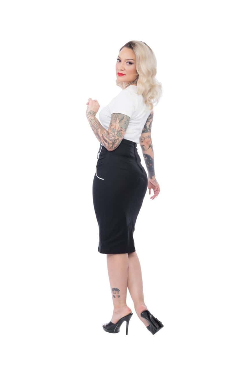 Jupe crayon pin up
