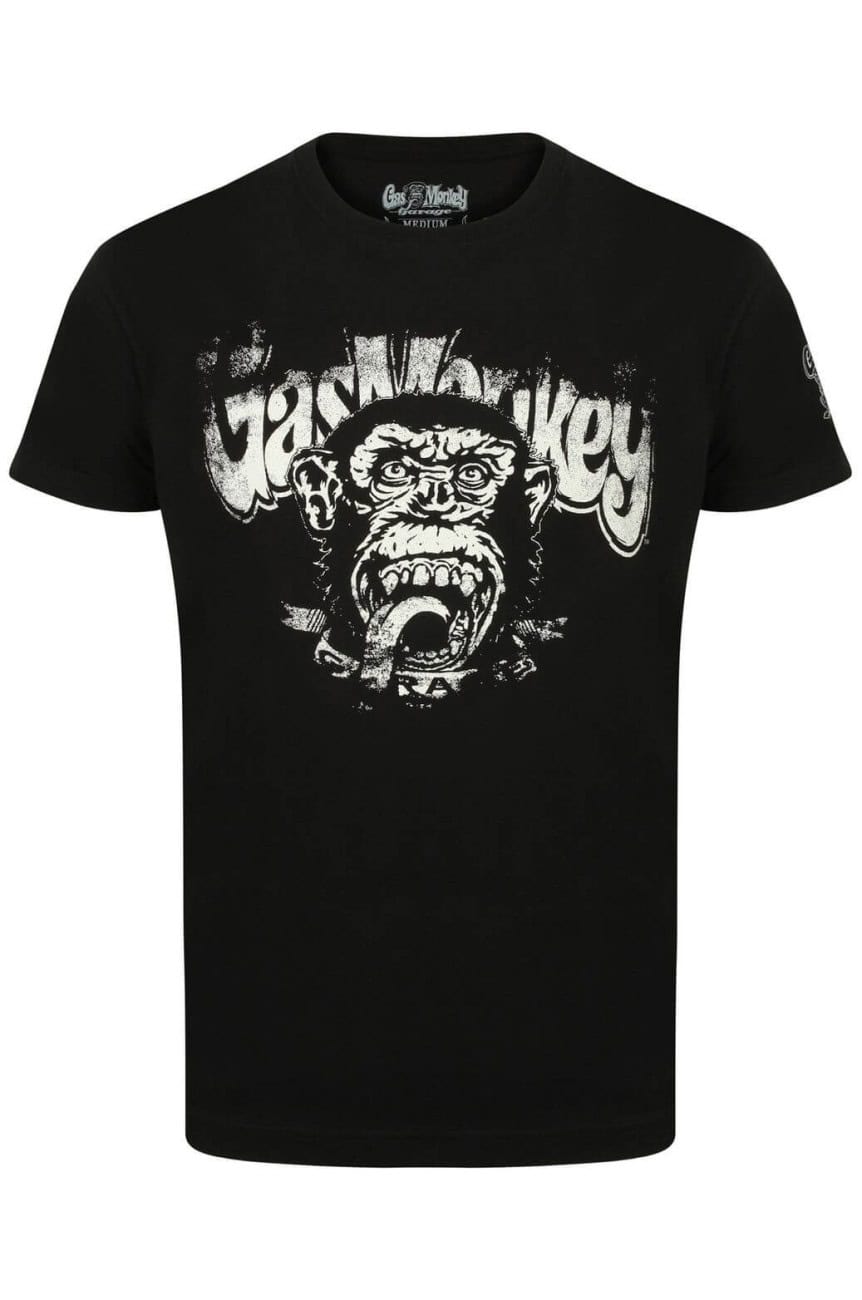 Tee shirt gas monkey garage distressed