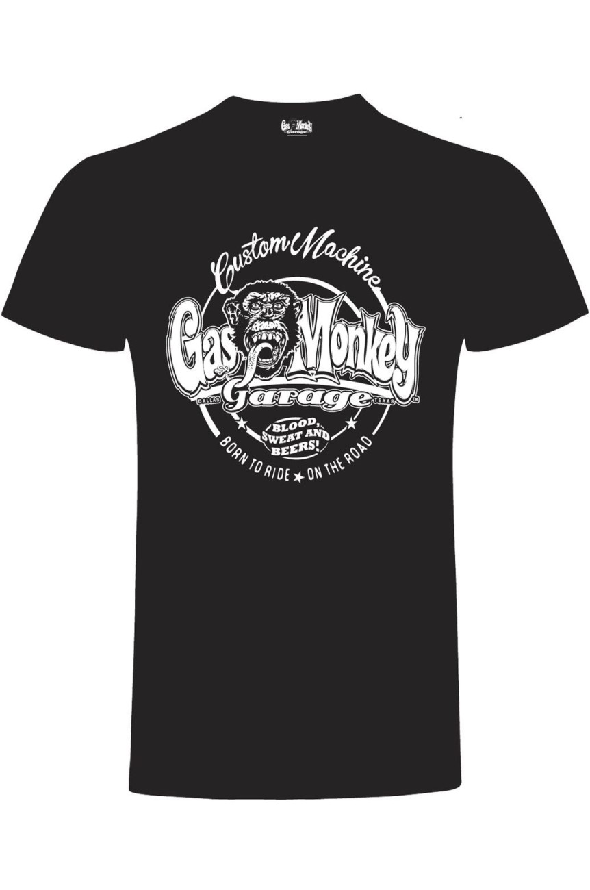 Tee shirt gas monkey garage custom machine
