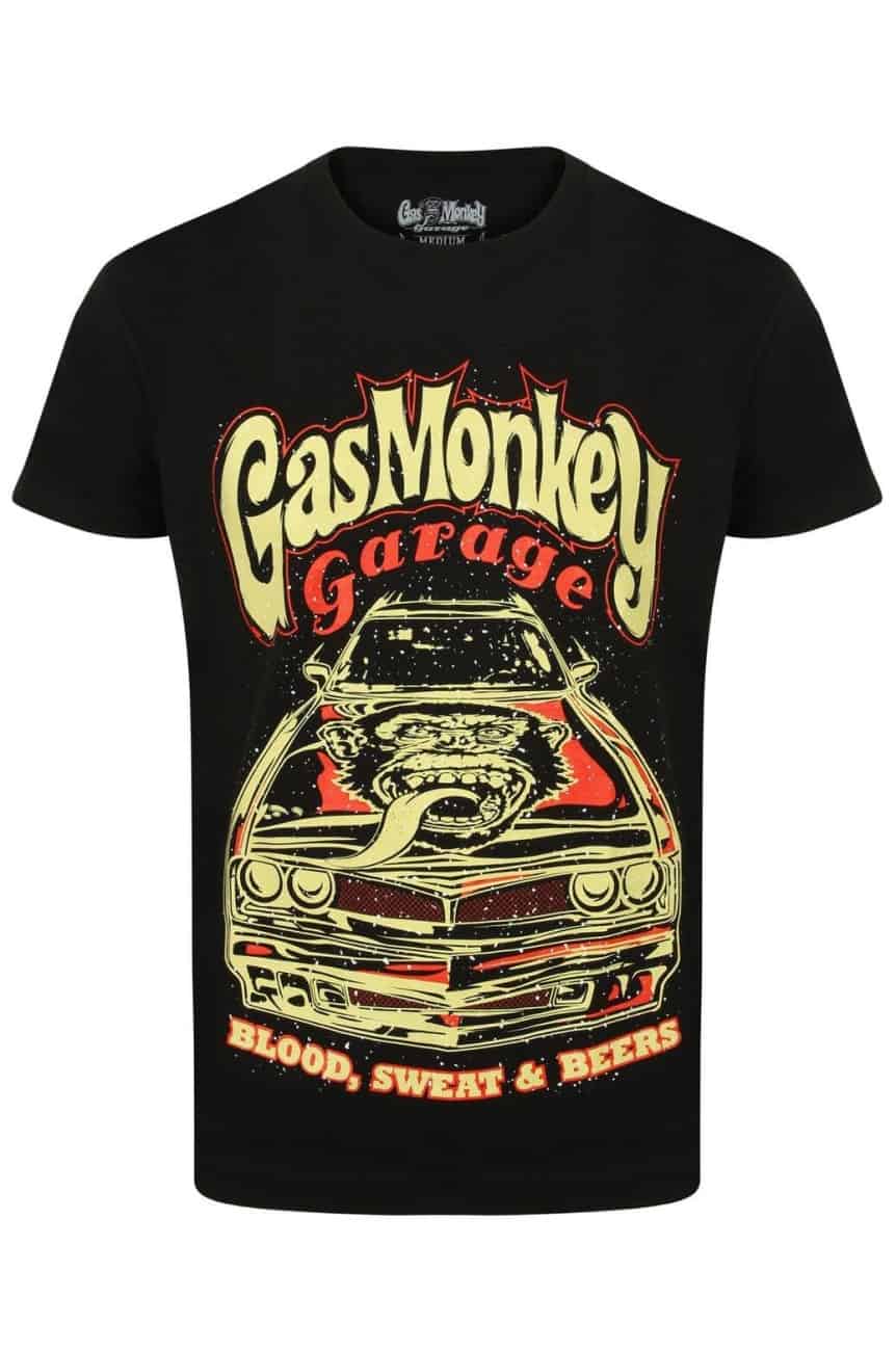 Tee shirt Gas monkey garage camaro