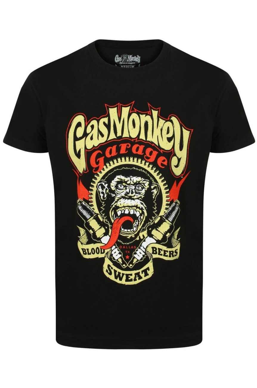 Tee shirt Gas monkey garage sparkplug