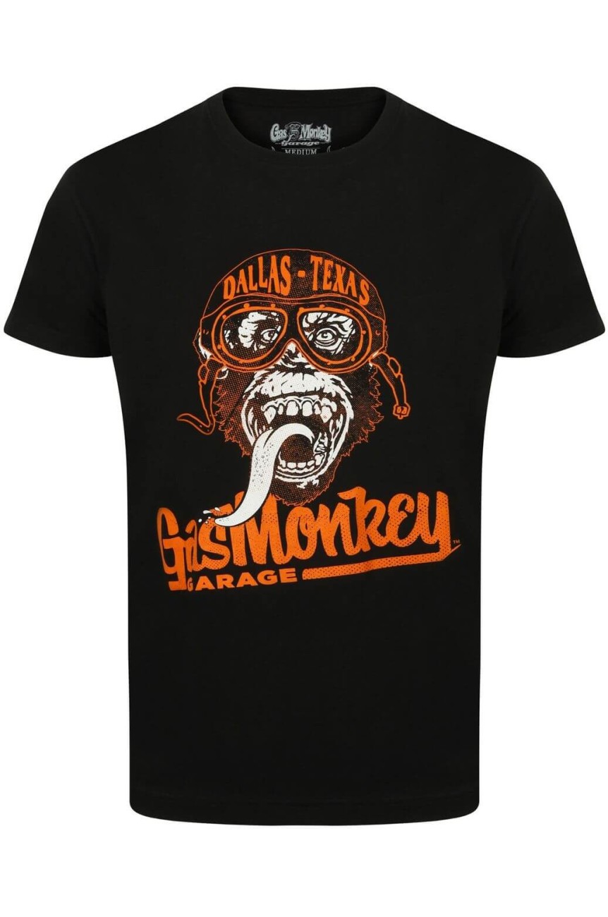 Tee shirt gas monkey garage goggle