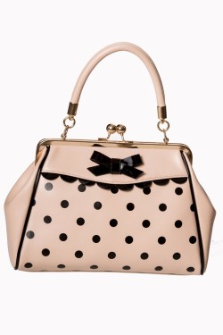 Sac pin up ecru vintage