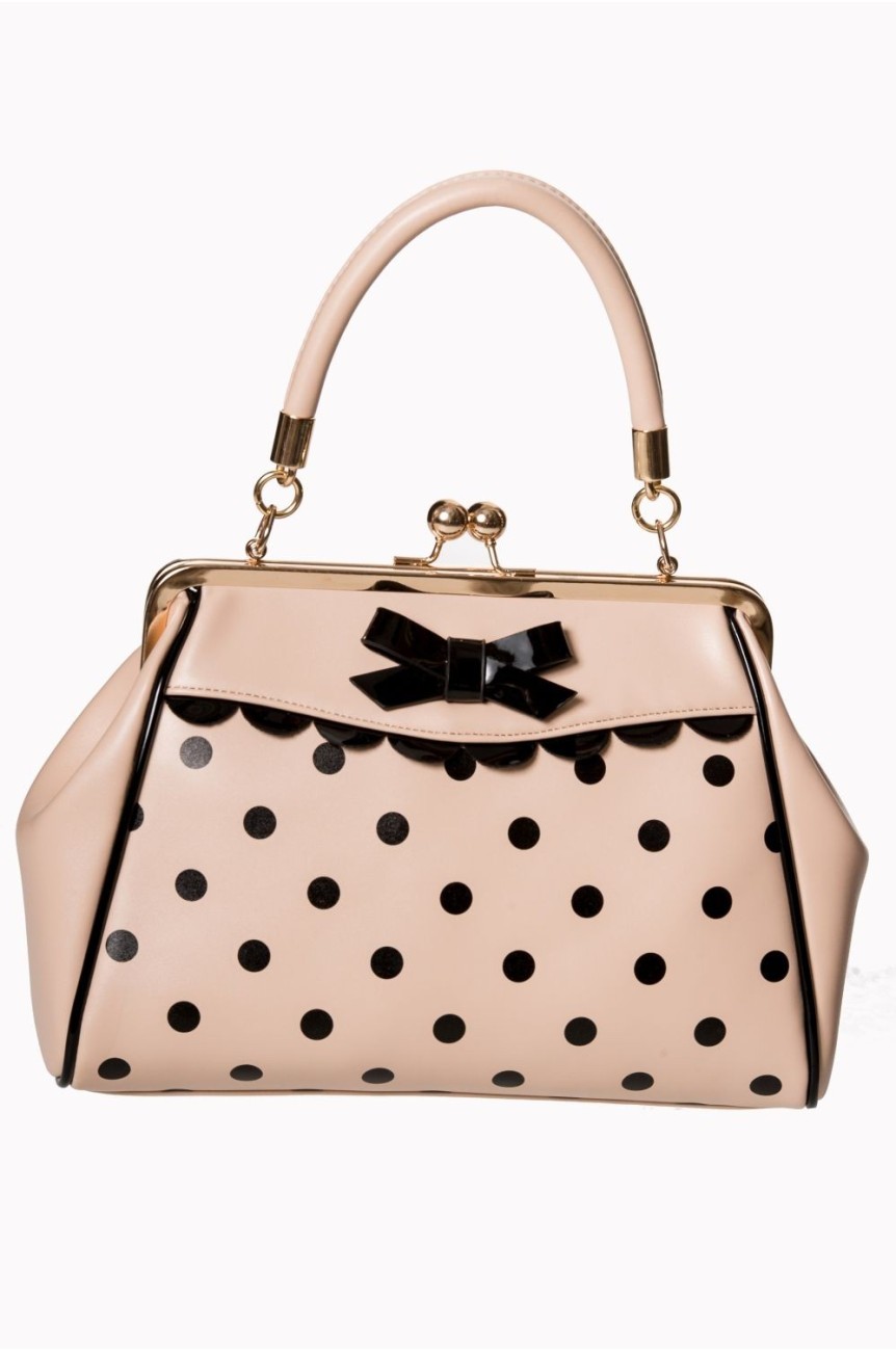 Sac pin up ecru vintage