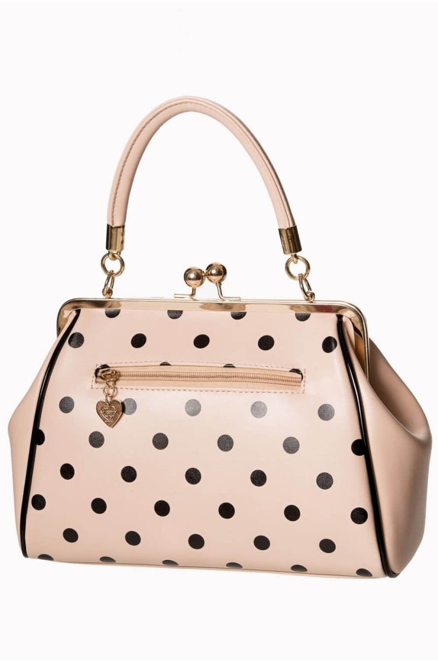 Sac pin up ecru vintage