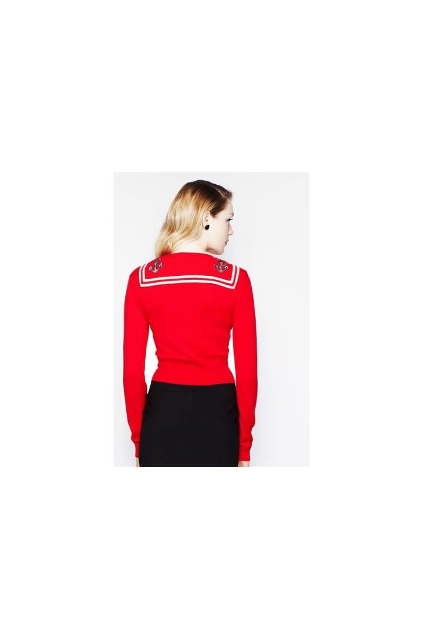 Cardigan pin up style marin