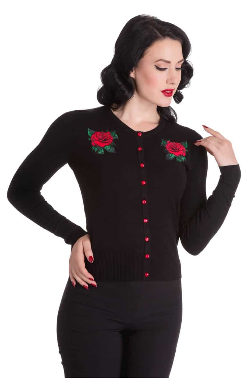 Cardigan brodé hell bunny