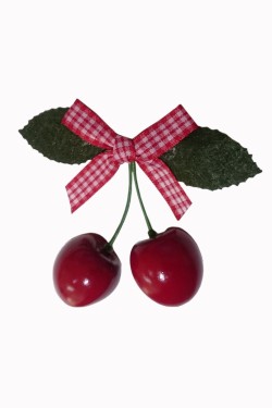 Barrette pinup cerise