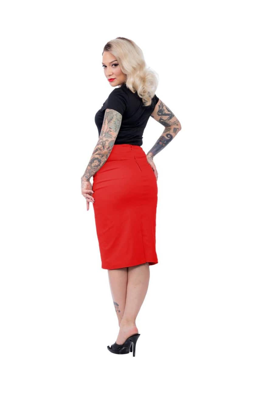Jupe crayon annee 50 pinup