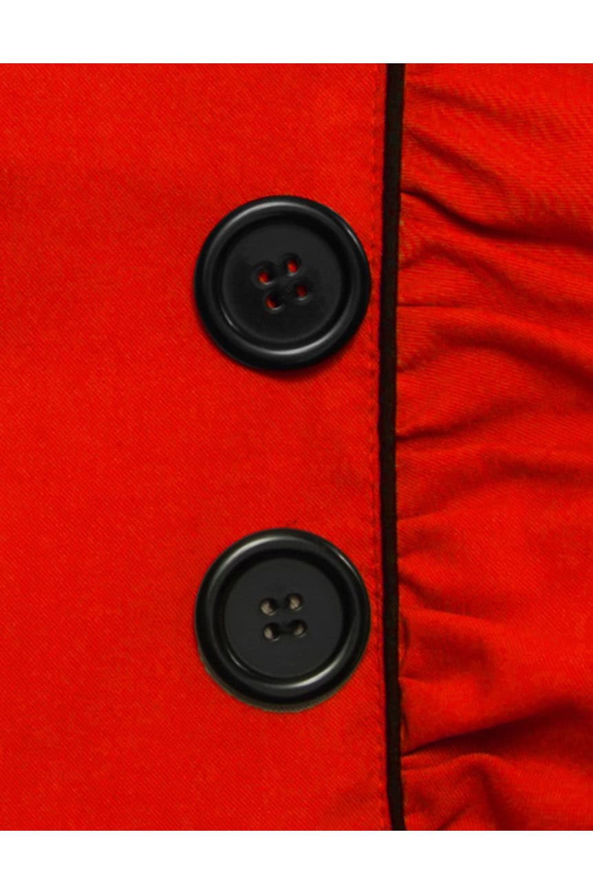 Jupe fourreau annee 50 rouge