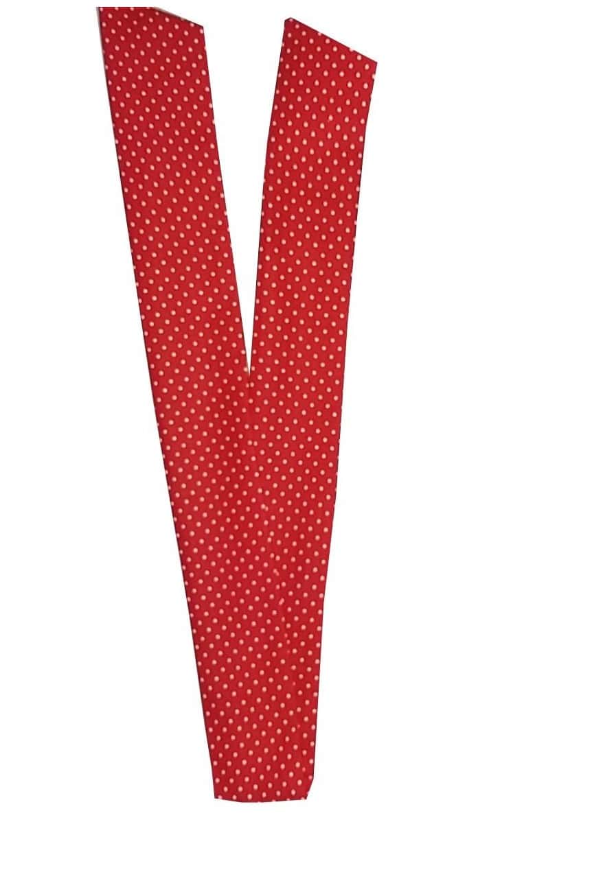 Bandeau cheveux vintage rockabilly rouge