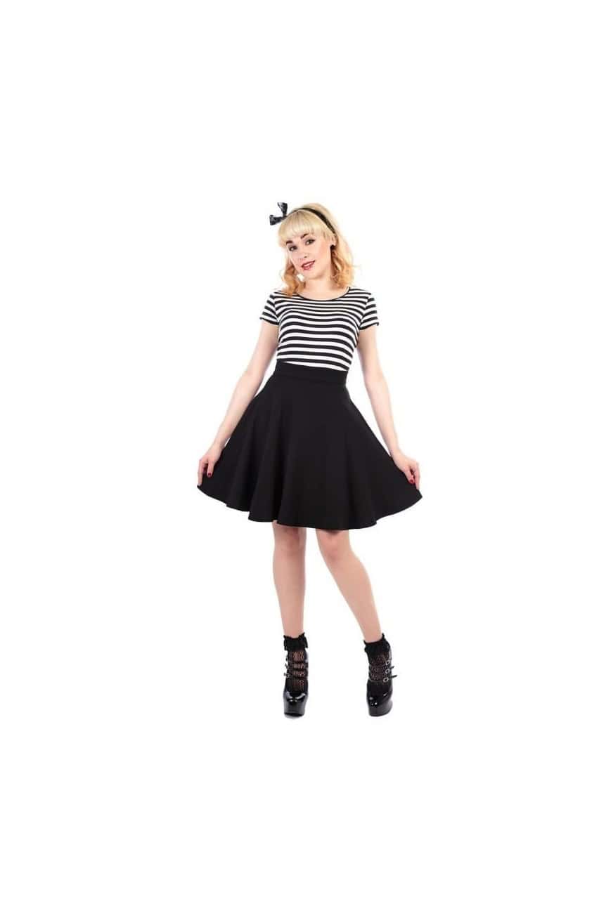 Jupe swing noire collectif