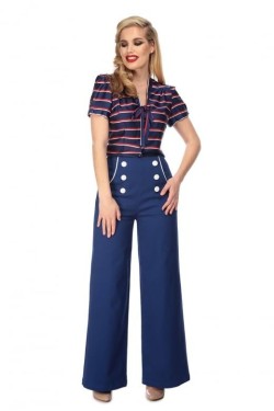 Pantalon vintage taille haute