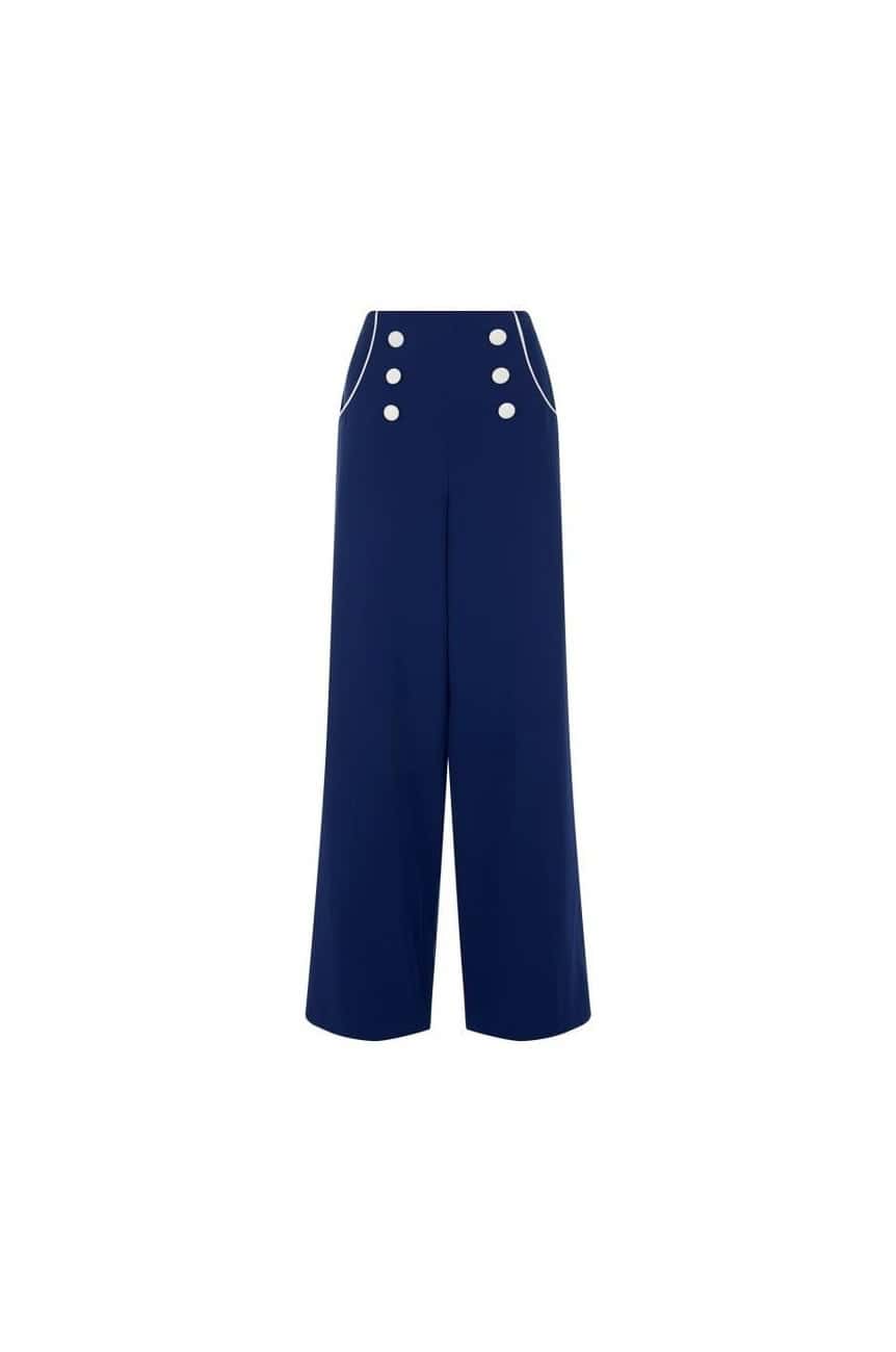 Pantalon collectif taille haute